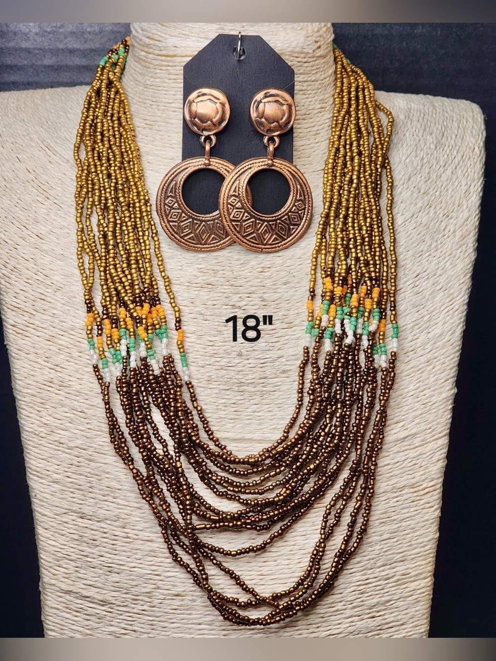 201. Multi-Strand Statement Necklace
